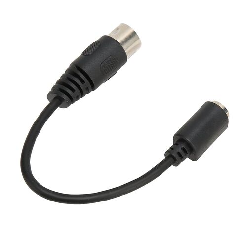 Sorandy PS2 Adapter Keyboard Mouse Converter Cable, 0.15m DIN 5 Pin Male to Mini DIN 6 Pin Female Cable, PVC Adapter Cables with Reinforced Design, Ideal for Old Keyboards in Saudi Arabia