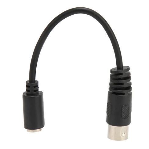 Sorandy PS2 Adapter Keyboard Mouse Converter Cable, 0.15m DIN 5 Pin Male to Mini DIN 6 Pin Female Cable, PVC Adapter Cables with Reinforced Design, Ideal for Old Keyboards in Saudi Arabia