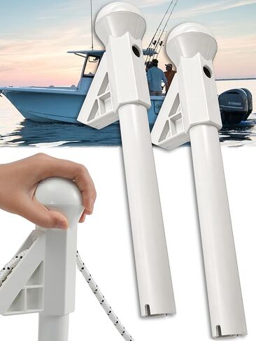 Boat Fender Holder, Boat Fender Clips, Fishing Rod Fender Support, 2 Pack, Rod Holder, Boats Rod Holders, Boarding Assist Handle, Innovative Fishing Boats Accessory. in Saudi Arabia