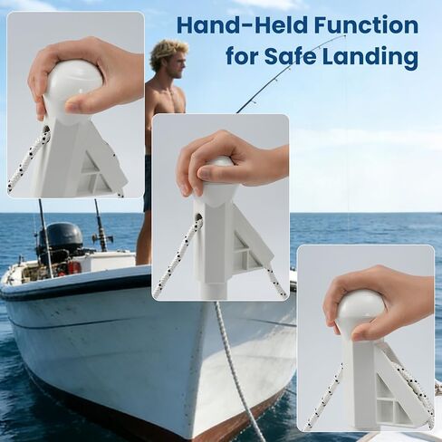 Boat Fender Holder, Boat Fender Clips, Fishing Rod Fender Support, 2 Pack, Rod Holder, Boats Rod Holders, Boarding Assist Handle, Innovative Fishing Boats Accessory. in Saudi Arabia