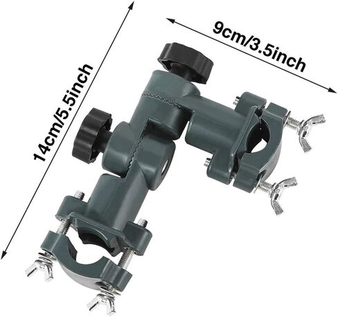 Fishing Chair Umbrella Stand Bracket, 360 Degree Rotation Adjustable Fishing Rod Holder, Chair Stand Lures Dish/Flashlight Holder, Fishings Pole Bracket Connect(Color:Green) in Saudi Arabia
