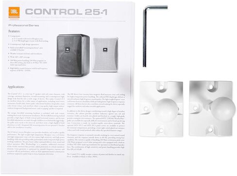 JBL Control 25-1 Indoor Outdoor Speakers - White, Pair in Saudi Arabia