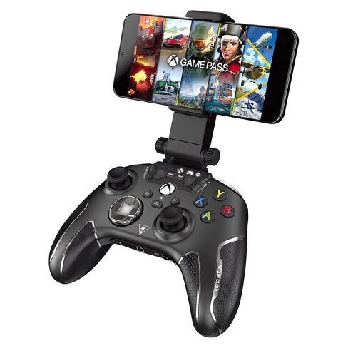 وحدة تحكم الألعاب السلكية من Turtle Beach Recon Cloud مع تقنية Bluetooth لأجهزة Xbox Series X|S وXbox One وWindows وأجهزة Android المحمولة - أزرار قابلة لإعادة التعيين، وتحسينات الصوت، وسمع خارق - أسود (متجدد) in Saudi Arabia
