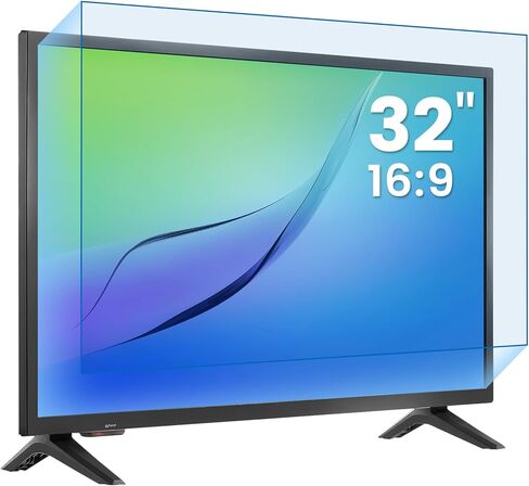 F FORITO 32 Inch 16:9 Anti Blue Light TV Screen Protector, Eye Protection Anti Glare Blue Light Blocking Screen Filter in Saudi Arabia