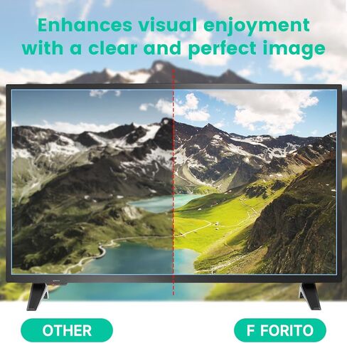 F FORITO 32 Inch 16:9 Anti Blue Light TV Screen Protector, Eye Protection Anti Glare Blue Light Blocking Screen Filter in Saudi Arabia