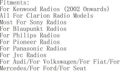DAGIJIRD 38* Car Radio Removal Release Key Pin Tool for Sony Radio for Clarion Radio for Kenwood Radios in Saudi Arabia