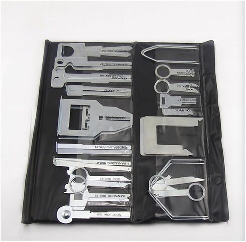 DAGIJIRD 38* Car Radio Removal Release Key Pin Tool for Sony Radio for Clarion Radio for Kenwood Radios in Saudi Arabia
