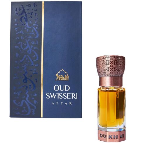 Dukhni Dehn Al Oud Attar For the Oud Connoisseur | Authentic Arabic Fragrance Oil | Special Luxury Ramadan & Eid gift | 1 bottle x 6ml | Arabian Perfume Oil in Saudi Arabia
