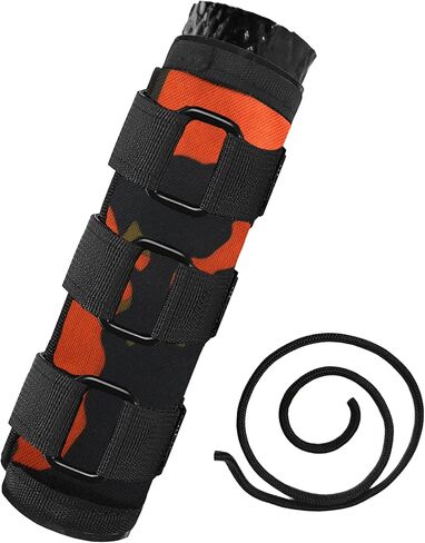 Heat Resistant Suppressor Cover 6 Inch, High-Temp Fireproof Suppressor Wrap with Insulated Microfiber Sleeve, Non-Slip Adjustable Silencer Cover for Shooting & Hunting in Saudi Arabia