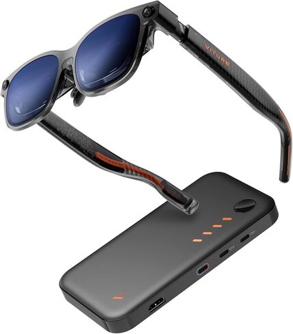 VITURE Luma Ultra XR Glasses & Pro Mobile Dock, First-Ever Immersive XR Experience for Switch 2, Co-op Stream, Charging While Playing, for Switch, Handhelds, Fire TV, Neckband, & All HDMI/USB-C Inputs in Saudi Arabia