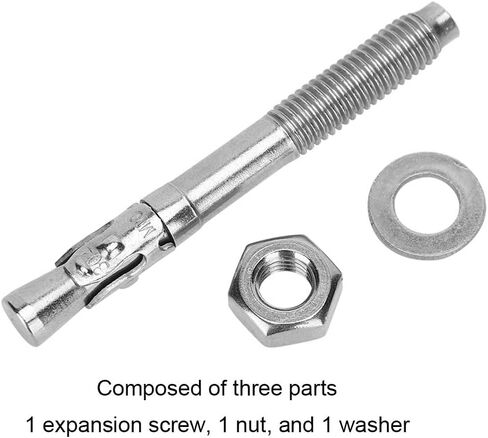Stainless Steel Setscrew Anchor Screw, Wedge Anchor, Expansion Bolt Piton Outdoor Climbing Equipment for Fixing 2Pcs in Saudi Arabia