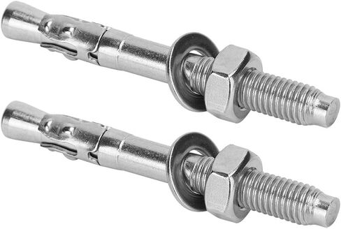 Stainless Steel Setscrew Anchor Screw, Wedge Anchor, Expansion Bolt Piton Outdoor Climbing Equipment for Fixing 2Pcs in Saudi Arabia