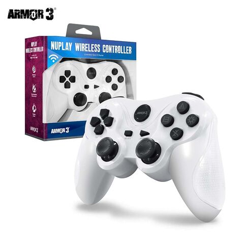 وحدة تحكم الألعاب اللاسلكية Armor3 "Nuplay" لجهاز PS3 (بلاي ستيشن 3) - أبيض in Saudi Arabia