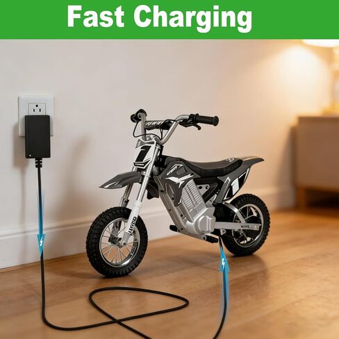 29.4V Charger for Hyper 24V Volt Battery Compatible with Hyper HPR 350 HYP-350-1000 Powered Youth Dirt Bike Power Adapter Supply Cord in Saudi Arabia