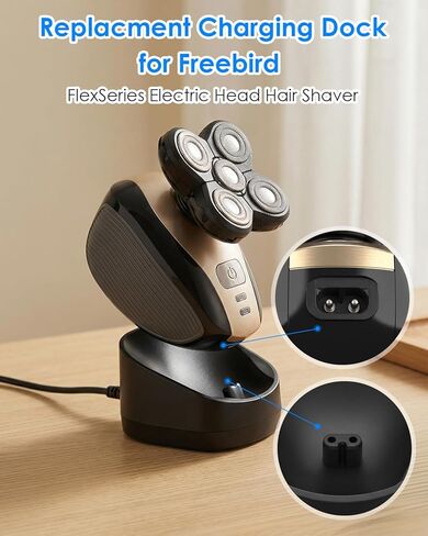 قاعدة شحن بديلة لماكينة حلاقة الشعر الكهربائية من سلسلة Freebird FlexSeries، وقاعدة الشاحن وسلك الطاقة المتوافق مع ماكينة الحلاقة من سلسلة Freebird Flex in Kuwait