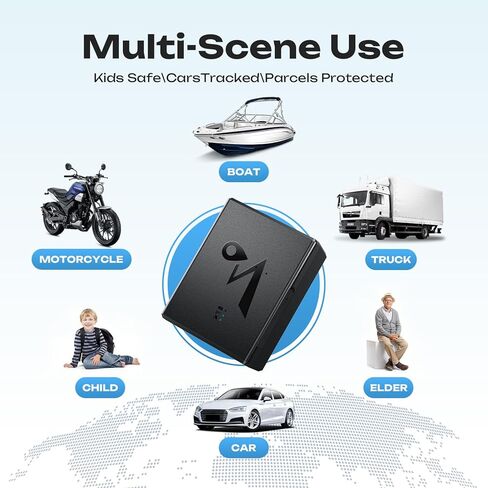 جهاز تعقب GPS CXK للمركبات، جهاز تعقب سيارات 4G LTE ببطارية تصل إلى 6 أشهر مع سجل موقع مغناطيسي قوي لمدة 90 يومًا، جهاز تعقب في الوقت الفعلي للتغطية العالمية للمركبات المطلوبة in Saudi Arabia