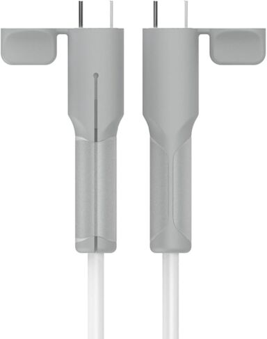 واقي كابل USB C من السيليكون باللون الأزرق الضبابي، موفر سلك مرن مضاد للكسر لسلك الشحن، غطاء تخفيف الضغط المحمول للأجهزة (وردي) in Kuwait