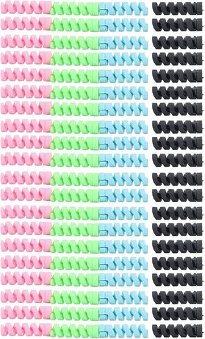 Zerodis 20Pcs Charging Cable Protectors Silicone Flexible Spiral Charger Cable Saver Protector Wire Cord Organizer Tube Accessories for Most Smartphone Cables Office Supplies in Saudi Arabia