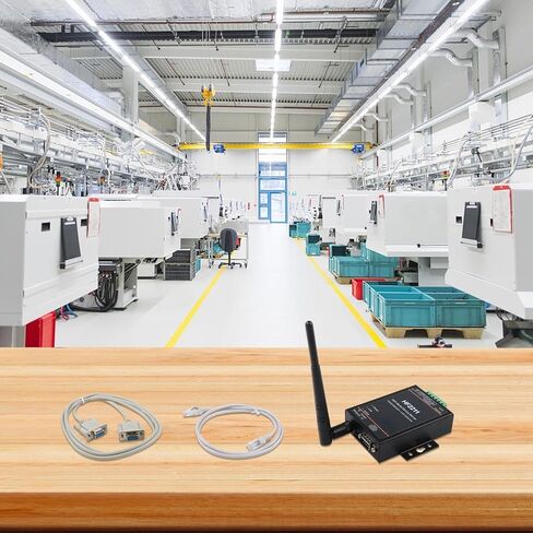 HF2211 Industrial Serial Device Server RS232/RS485/RS422 to Ethernet Converter, MIPS MCU 4MB Flash, 10/100Base-T, TLS/AES Encryption, 5-36V DC, -45~85° in Saudi Arabia