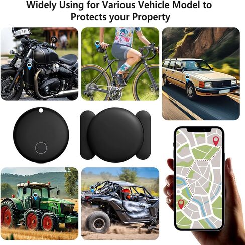 GPS Tracker for Vehicles,Hidden GPS Car Tracker with Magnetic Case(iOS&Android Compatible),Real-time Global Coverage Car Locator for Truck,No Subscription&Monthly Fee/No SIM Card-Black in Saudi Arabia