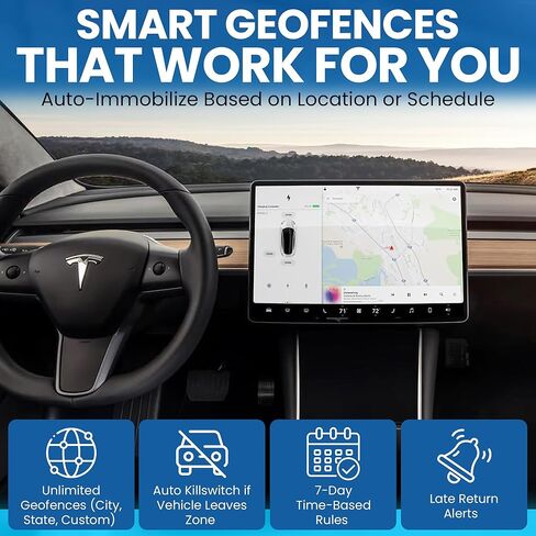 جهاز تعقب MooveTrax Obd & Hardwired GPS للمركبات المزودة بمفتاح Kill Switch - متوافق مع Turo وABI وRoamly، وسياج جغرافي غير محدود، وتنبيهات السرعة، وتعقب السيارات المضاد للسرقة، والصيانة وتتبع الرسوم، 4G LTE in Saudi Arabia