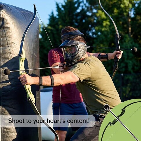 6 Pack 30" Round Foam Tipped Arrows, Carbon Archery Arrows with Removable Sponge Arrowheads for Compound Bow, LARP, Combat Games, Outdoor Shooting Practice in Saudi Arabia