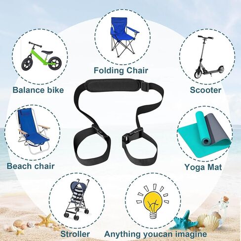Camping Chair Carry Strap Carrying Belt Portable Beach Chairs Shoulder Straps Carrier for Folding Zero Gravity Chairs Camp Chair Recliner Beach Chairs Camping Table Patio Lounge in Saudi Arabia