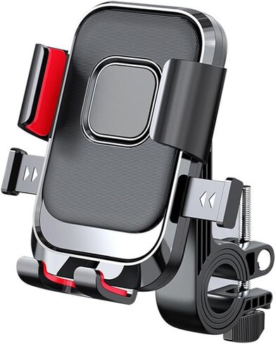 Motorcycle Phone Holder for Can-Am Spyder RT 2010-2026,Mobile Phone Shockproof Support Holder Reinforced with Alloy Material Mechanical Lock Easy to Install,Black in Saudi Arabia