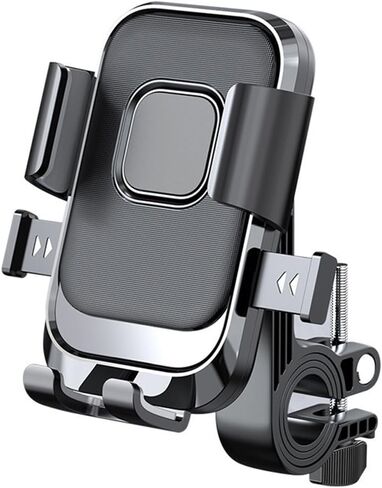 حامل هاتف للدراجات النارية لـ Can-Am Spyder RT 2010-2026، حامل دعم مضاد للصدمات للهاتف المحمول معزز بقفل ميكانيكي من مادة السبائك سهل التركيب، أسود in Kuwait