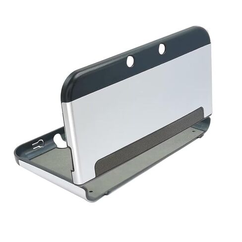 غطاء حماية من الألومنيوم الفضي + البلاستيك غطاء حماية صلب لهاتف نينتندو نيو 3DS XL LL (موديل 2015) فقط in Saudi Arabia