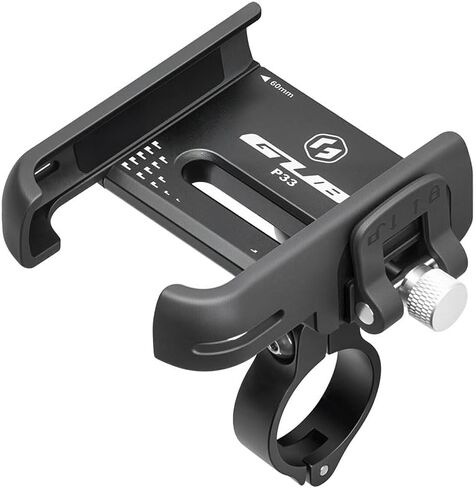 GUB P33 Quick Release Alloy Nylon Bike Phone Holder for Universal Device Rotatable Bicycle Phone Stand Scooter Moto Mount Adjustable Angle Handlebar Clips in Saudi Arabia