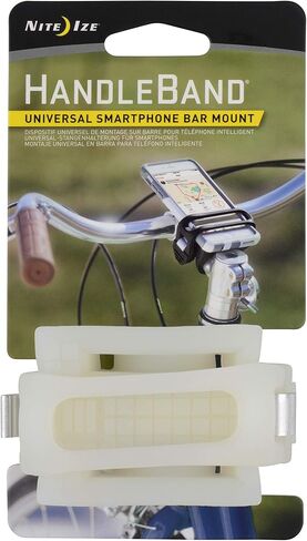 حامل مقود الدراجة للهواتف الذكية من Nite Ize HandleBand Universal، شفاف in Saudi Arabia