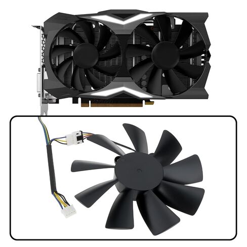 زوج واحد من مروحة بطاقة الرسومات المتوافقة مع ZOTAC Gaming RTX 2070 MINI المتوافقة مع ZOTAC GTX 1080TI in Saudi Arabia