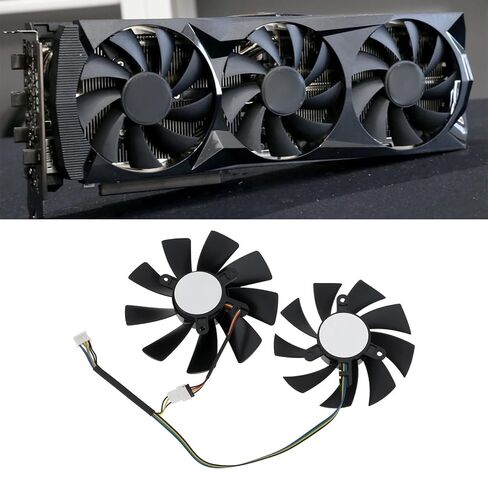 زوج واحد من مروحة بطاقة الرسومات المتوافقة مع ZOTAC Gaming RTX 2070 MINI المتوافقة مع ZOTAC GTX 1080TI in Saudi Arabia