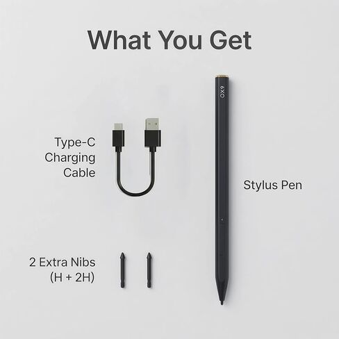 Stylus Pen for Surface, 4096 Pressure MPP 2.0 Pen for Microsoft Surface Pro 11/9/8/7/X/Laptop/Studio/Go, Compatible with Kobo Libra Colour/HP Envy x360/ASUS ZenBook, Palm Rejection & Tilt Support in Saudi Arabia