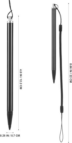 Toddmomy 3Pack Hard Tip Resistive Stylus with Spring Lanyard, Touchscreen Pen for POS, Industrial Control, GPS Navigation & Arcade Gaming in Saudi Arabia