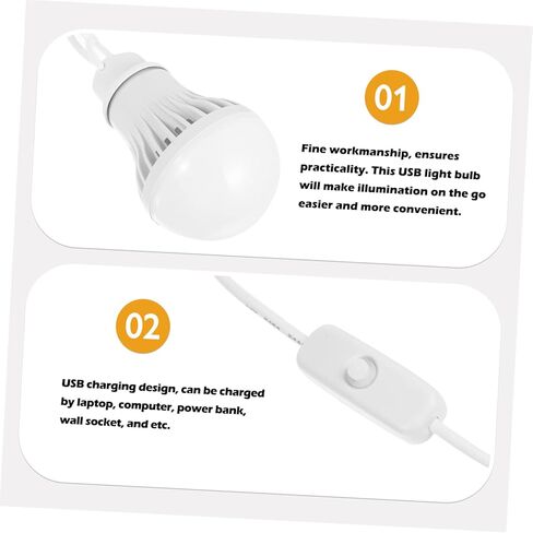DECHOUS 2 قطعة مصابيح كهربائية USB للتخييم المحمولة Led الفوانيس هوك أضواء خيمة قابلة للشحن لغرفة النوم في السوق الليلي في الهواء الطلق in Saudi Arabia