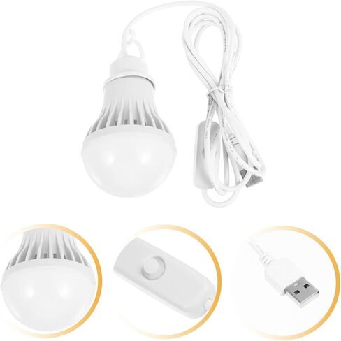 DECHOUS 2 قطعة مصابيح كهربائية USB للتخييم المحمولة Led الفوانيس هوك أضواء خيمة قابلة للشحن لغرفة النوم في السوق الليلي في الهواء الطلق in Saudi Arabia