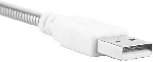 ضوء LED مرن USB، ضوء أبيض فائق السطوع، مصباح مكتب قابل للتعديل، رقبة معدنية مرنة معقوفة، يعمل بمنفذ USB، للطلاب، وعمال المكاتب، واللاعبين، والدراسة، والعمل المكتبي، ليلاً in Saudi Arabia