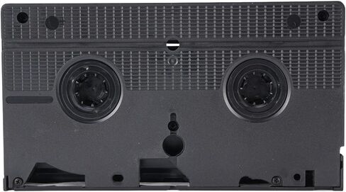 منظف ​​فيديو VHS قابل لإعادة الاستخدام ومنظف المسار الكامل لمشغل VHS لتحسين صوت الفيديو لهواة الأفلام باللون الأسود قطعة واحدة in Saudi Arabia