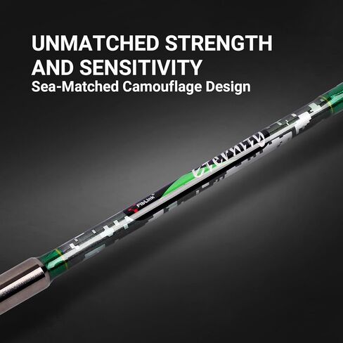 Fiblink 2-Piece Trolling Fishing Rod, Saltwater Roller Rod, Portable Big Game Rod(5’6"/6’/7’) in Saudi Arabia