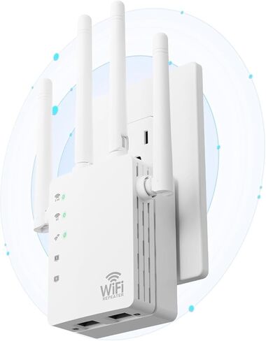 WiFi Extender, 2026 Signal Booster with Dual Band 5GHz/2.4GHz, Long Range Up to 14000 sq. ft, Internet Extender WiFi Booster, WiFi Extenders Signal Booster for Home and Outdoors (Model FT03) in Saudi Arabia