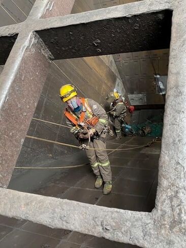 Hi-Vis Radio Chest Harness for Technicians, Firefighters, Search & Rescue, and Field Workers | Reflective Adjustable Work Harness for Outdoor & Emergency Use. in Saudi Arabia