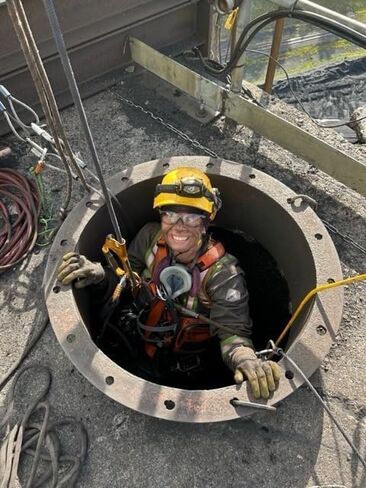 Hi-Vis Radio Chest Harness for Technicians, Firefighters, Search & Rescue, and Field Workers | Reflective Adjustable Work Harness for Outdoor & Emergency Use. in Saudi Arabia