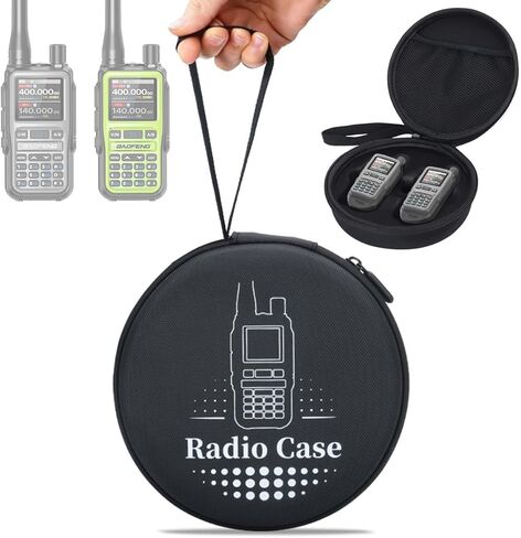 حقيبة حمل راديو صغيرة من UV-5R، حقيبة حمل جهاز اتصال لاسلكي، حقيبة حمل محمولة، أجهزة راديو هام، تخزين صلب، حقيبة حمل متوافقة مع UV-5R MINI 5R وملحقات الراديو (حقيبة فقط) in Kuwait