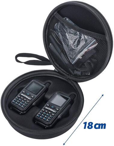 حقيبة حمل راديو صغيرة من UV-5R، حقيبة حمل جهاز اتصال لاسلكي، حقيبة حمل محمولة، أجهزة راديو هام، تخزين صلب، حقيبة حمل متوافقة مع UV-5R MINI 5R وملحقات الراديو (حقيبة فقط) in Kuwait