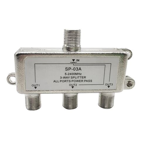 مقسم الكابلات المحورية 3 طرق مقسم الكابلات المحورية للتلفزيون عالي الدقة RG6 RG59 عبر الأقمار الصناعية in Kuwait