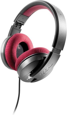 Focal Listen Professional Closed-Back Studio Circul-aural Headphones Bundle with Xuma 5-Way Headphone Splitter and Auray Headphones Holder in Saudi Arabia