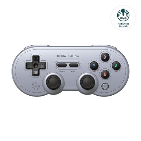 وحدة تحكم بلوتوث لاسلكية AKNES 8Bitdo SN30 Pro، عصا تحكم بتأثير Hall، مع كابل USB-C للاهتزاز المتوافق مع Switch/Switch 2، Windows، Mac OS، Android، Steam - أرجواني كريستالي in Kuwait
