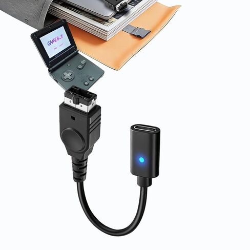 محول USB-C لشاحن Gameboy Advance SP: يدعم كابل USB-A إلى C وUSB-C إلى C in Saudi Arabia